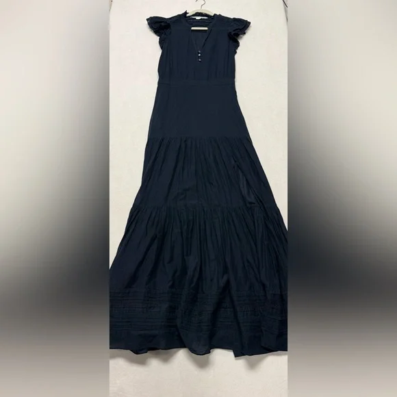 Veronica Beard - Satori Maxi Dress in Ink - Picture 8 of 10